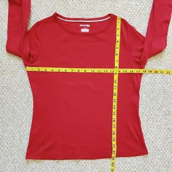 St. John's Bay cotton long sleeve tee sz PS - Picture 5 of 9